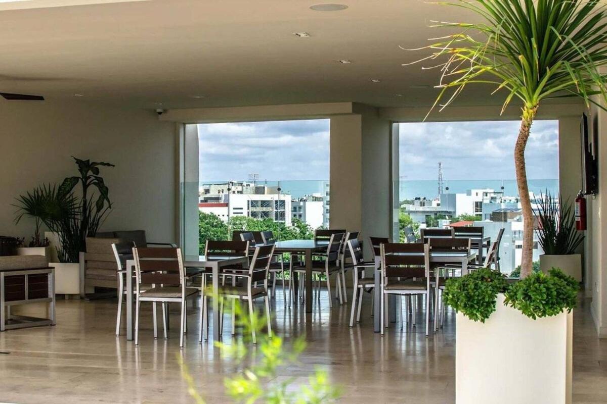 شقة 1 Rec. | A Pasos De La Playa | Roof C/Vista Al Mar بلايا ديل كارمن المظهر الخارجي الصورة
