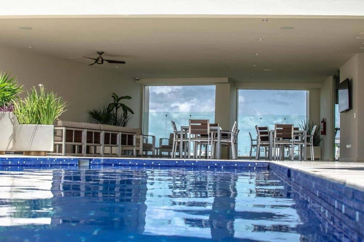 شقة 1 Rec. | A Pasos De La Playa | Roof C/Vista Al Mar بلايا ديل كارمن المظهر الخارجي الصورة