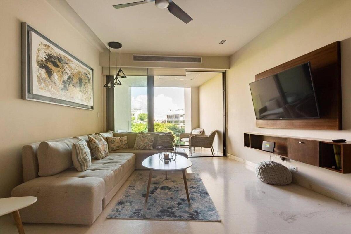 شقة 1 Rec. | A Pasos De La Playa | Roof C/Vista Al Mar بلايا ديل كارمن المظهر الخارجي الصورة